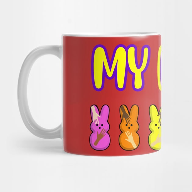 My Peeps Easter T-Shirt, cute bunnies by SidneyTees